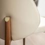 Chairs - Cream leatherette chair - ANGEL CERDÁ