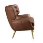 Armchairs - Chester armchair dark brown leather - ANGEL CERDÁ