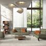 Armchairs - Olive green leather armchair - ANGEL CERDÁ