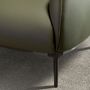 Armchairs - Olive green leather armchair - ANGEL CERDÁ
