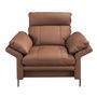 Fauteuils - Fauteuil en cuir marron - ANGEL CERDÁ