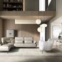 Fauteuils - Fauteuil en tissu blanc à poils longs - ANGEL CERDÁ