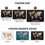 Design objects - Wooden LED World Map on Board - ENJOY THE WOOD
