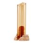 Vases - CATHARSIS, Sculptural Statement Vase for flowers in glass and stone - COKI