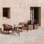 Tables de jardin - Low Dining Bistro Round Table Faye - GOMMAIRE