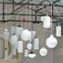 Outdoor hanging lights - “Opaline” pendant lights - BOBOBOOM & JEUDI