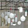 Outdoor hanging lights - “Opaline” pendant lights - BOBOBOOM & JEUDI