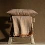 Coussins textile - COLLECTION SEMA COUSSINS & PLAIDS EN FIBRES D'ORTIE - MILLE ET CLAIRE