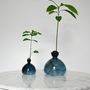 Vases - Avocado Vase and Acorn Vase NEW JAY BLUE color - ILEX STUDIO
