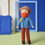 Soft toy - Crochet Vincent doll - GLOBAL AFFAIRS
