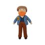 Soft toy - Crochet Vincent doll - GLOBAL AFFAIRS