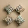 Coussins textile - Housse de coussin en velours à rayures - JORO HOME LTD