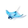 Aménagements pour bureau - Sculpture en porcelaine – Raie Manta Bleue - OCEANSTORE DESIGN