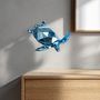 Chambres d'hôtels - Sculpture en porcelaine – Tortue Bleue - OCEANSTORE DESIGN