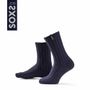 Chaussettes - Chaussettes - StreetWear, moyen, laine bleue, horizon bleu, 42-46 - SOXS.CO