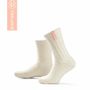 Chaussettes - Chaussettes - Originals, SleepWell, moyen, laine blanc cassé, sleep well rose, 34-36 - SOXS.CO