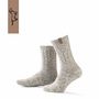 Chaussettes - Chaussettes - Originals, moyennes, laine beige, teckel hazel, 37-41 - SOXS.CO