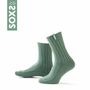 Socks - Socks - StreetWear, medium, green wool, coastal wave, 37-41 - SOXS.CO