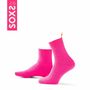 Chaussettes - Chaussettes - FineWool, moyen, laine rose fluo, shocking pink, 42-46 - SOXS.CO