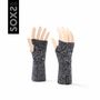 Socks - Originals, hand warmer, dark grey wool, black ink, one size - SOXS.CO