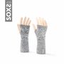 Socks - Originals, hand warmer, grey wool, glacier grey, one size - SOXS.CO