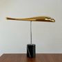 Table lamps - Flying Fish I Table Lamp I Gold - SOFTICATED