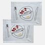 Table linen - Embroidered placemats 'Catch of the day' - STUDIO NOTICED