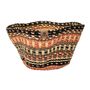 Poubelles pour salle de bain - Panier Sitso Wave petit | Panier de rangement | Sculptur | rouge brun - SOLOKO