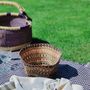 Poubelles pour salle de bain - Panier Sitso Wave petit | Panier de rangement | Sculptur | rouge brun - SOLOKO