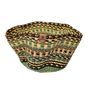 Objets de décoration - Panier Sitso Wave petit | Panier de rangement | Sculptur | bleu brun - SOLOKO