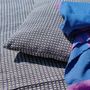 Coussins textile - Housse de coussin tissée à la main | Ability skyblue brown - SOLOKO