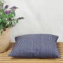 Coussins textile - Cushion Cover Handwoven | Ability wine red, blue, black - SOLOKO