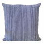 Coussins textile - Housse de coussin tissée à la main | Two is One bleu, beige - SOLOKO