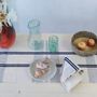 Nappes - Chemin de table en coton tissé à la main | Anloga bleu royal, beige - SOLOKO