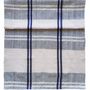 Nappes - Chemin de table en coton tissé à la main | Anloga bleu royal, beige - SOLOKO