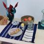 Sets de table - Set de table et serviette tissés à la main | Tsiame bleu royal - SOLOKO