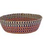 Corbeilles - Venyo High - Panier de table tissé | Panier à fruits + à pain | Rouge - SOLOKO