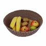 Corbeilles - Venyo High - Panier de table tissé | Panier à fruits + à pain | Bleu - SOLOKO