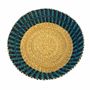 Corbeilles - Venyo Small - Panier de table tissé | Panier de rangement | Turquoise - SOLOKO