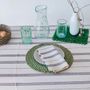 Dessous de plat - Napperon en verre Nunana | Dessous-de-plat | Napperon en Beads | Vert - SOLOKO