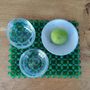 Dessous de plat - Napperon en verre Nunana | Dessous-de-plat | Napperon en Beads | Vert - SOLOKO