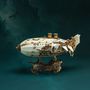 Gifts - Masterpiece Fantasy Airship - White - VCL CORP