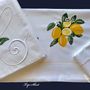 Linge de lit - CITRONS - LINHO DO CASTELO - LIN DE CHATEAU