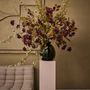 Décorations florales - Mélange de fleurs artificielles bordeaux captivant - SILK-KA BV