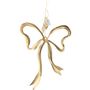 Christmas garlands and baubles - Cute bow brass - WALTHER & CO.