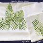 Linge de lit - FEUILLES DE PALMIER KERRI - LINHO DO CASTELO - LIN DE CHATEAU
