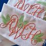 Linge de lit - FEUILLES DE PALMIER KERRI - LINHO DO CASTELO - LIN DE CHATEAU
