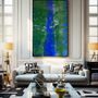 Paintings - "JungleMirror" – large-scale acrylic painting (146 x 89 cm) on canvas - TURIK&ART (KSENIIA TURIK)