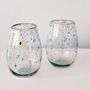 Glass - Oval Drinking Glass | Recycled Glass| Mouthblown Tumbler - SOLOKO