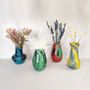 Vases - Glass Vase ROSE | Mouthblown | Recycled Glass | Red Blue Green - SOLOKO